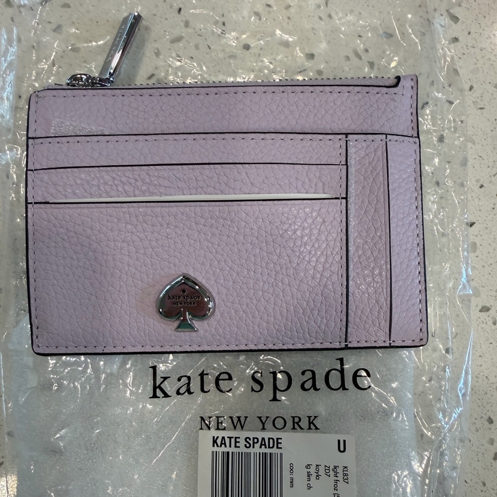Kate Spade Lavender Card Holder